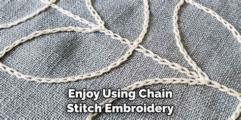 how to do a chain stitch embroidery and why it's crucial for textile artists